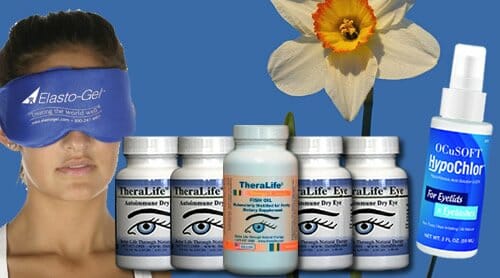 How do TheraLife Eye Capsules help with ocular rosacea?