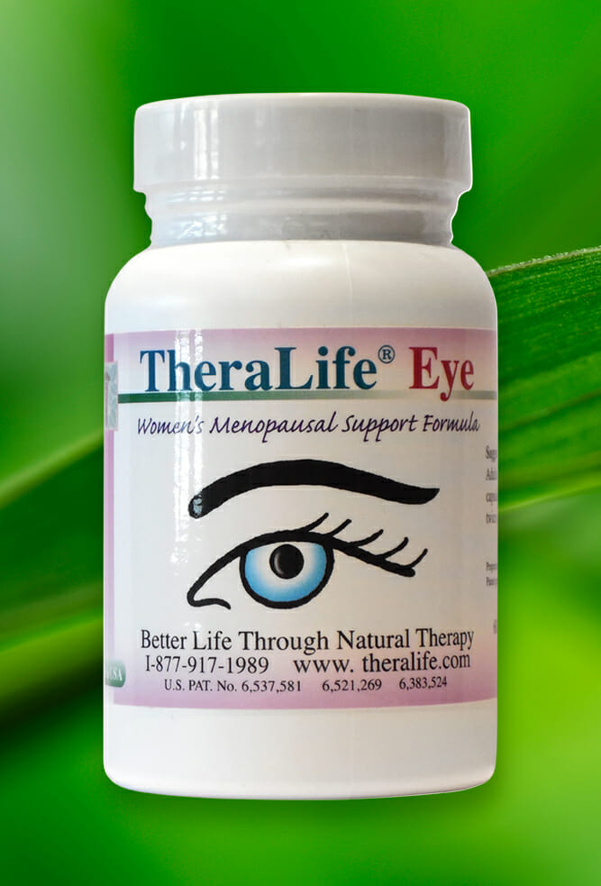 Can TheraLife® Eye Menopause help with blepharitis caused by hormonal imbalance?